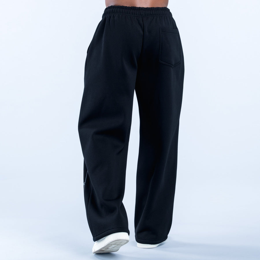 DFYNE Recharge Graphic Straight Leg Joggers Black
