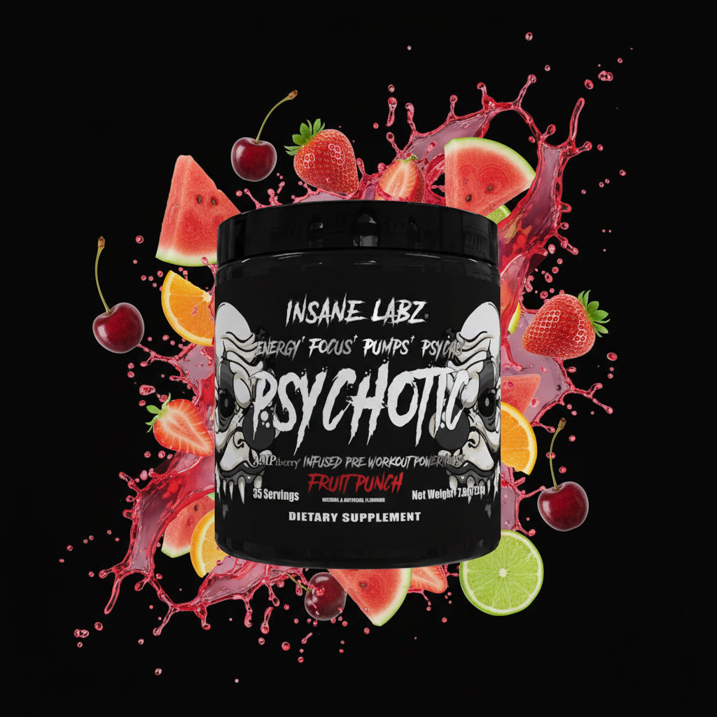 Psychotic Pre Workout Black Fruit Punch 35 serv.