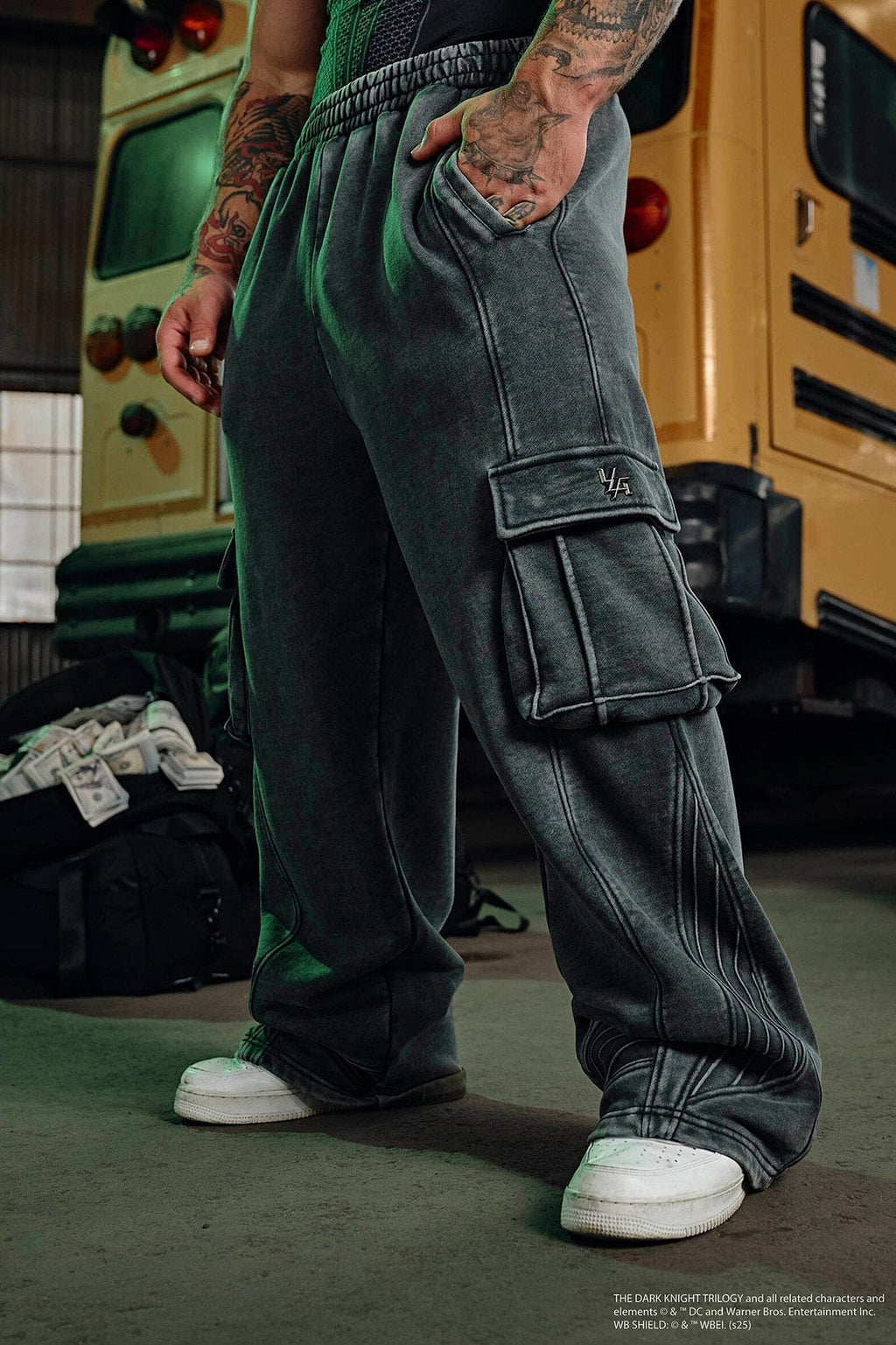 YoungLA Batman Armored Sweats Gray