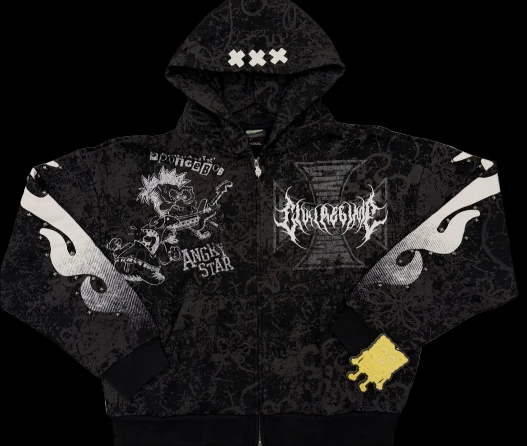 Civil Regime X Bob Esponja Hoodie