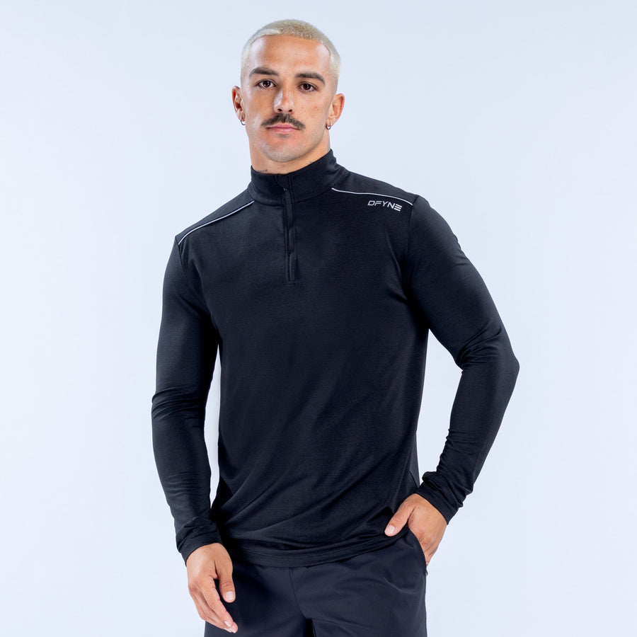 DFYNE Charge Quarter Zip Black
