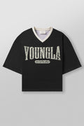 YoungLA Varsity Football Cropped Jersey