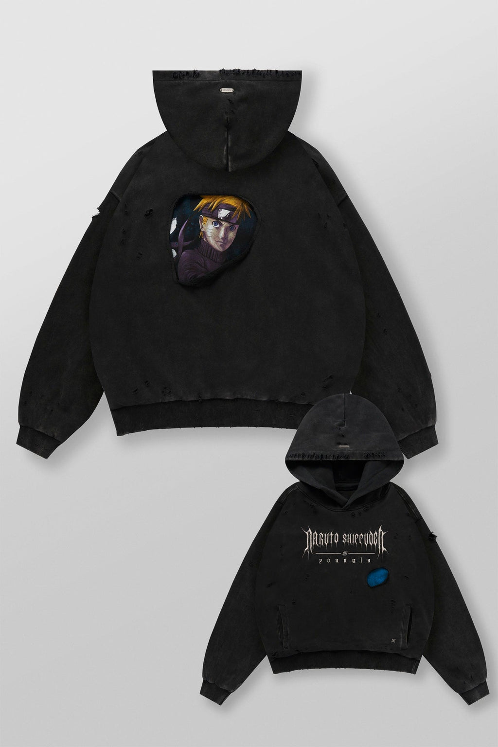 YoungLA Naruto Peek Through Hoodies
