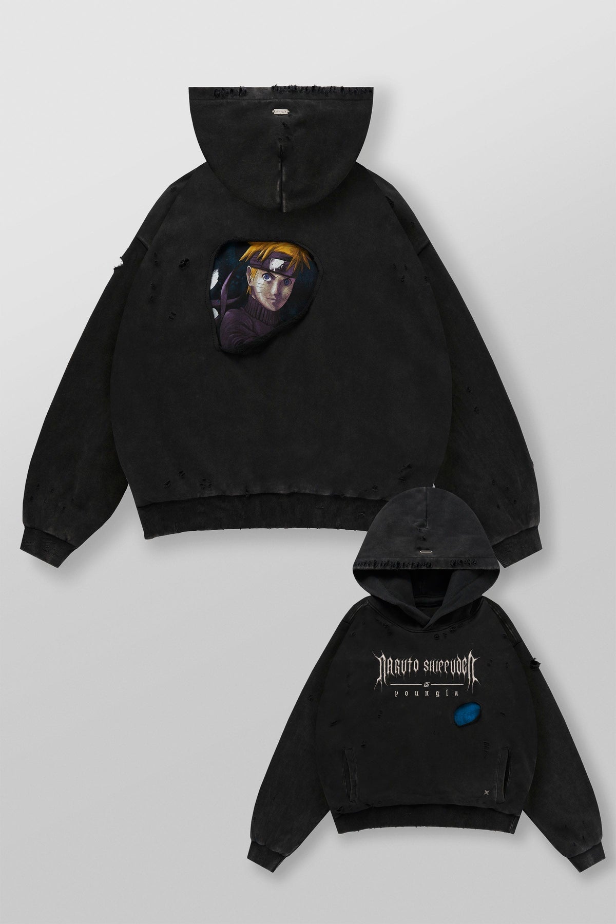 YoungLA Naruto Peek Through Hoodies