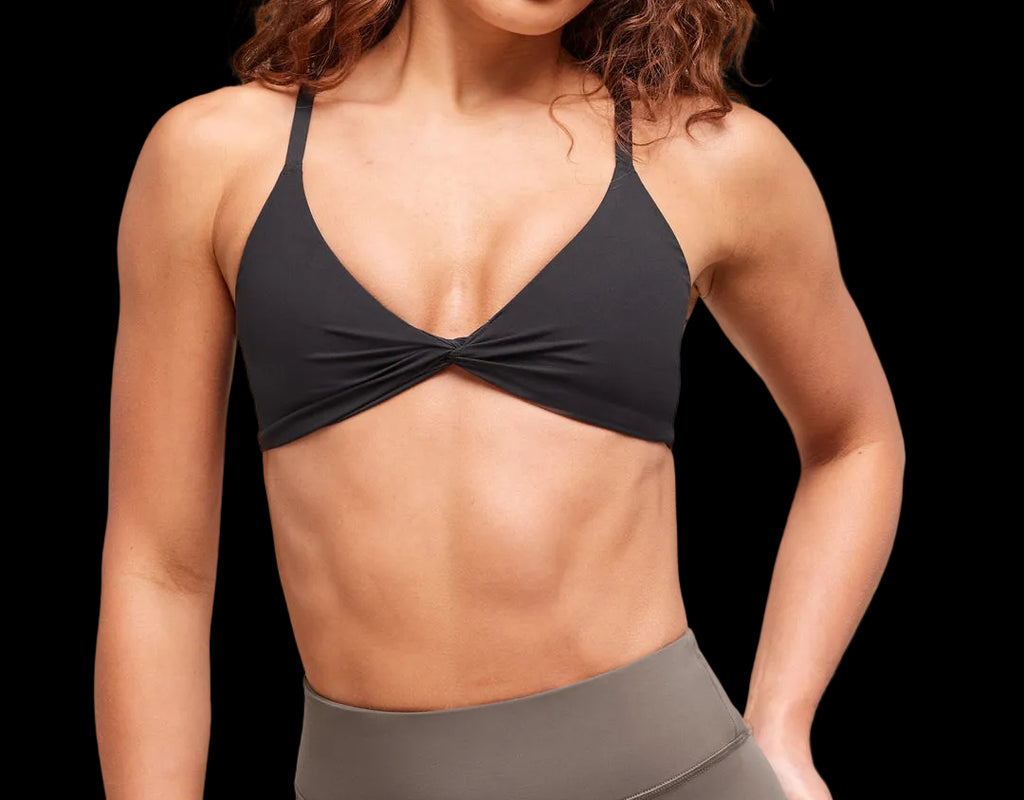 Gymshark Gymshark Twist Front Bralette - Black