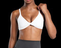 Gymshark Gymshark Twist Front Bralette - White