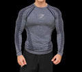 Gymshark Devant Seamless Long Sleeve T-Shirt Blue