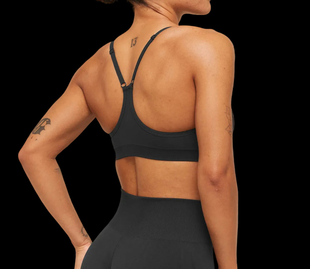 Gymshark Everyday Seamless Racerback Sports Black