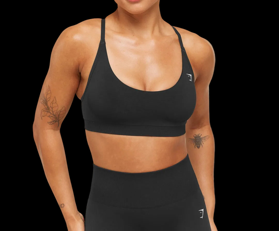 Gymshark Everyday Seamless Racerback Sports Black