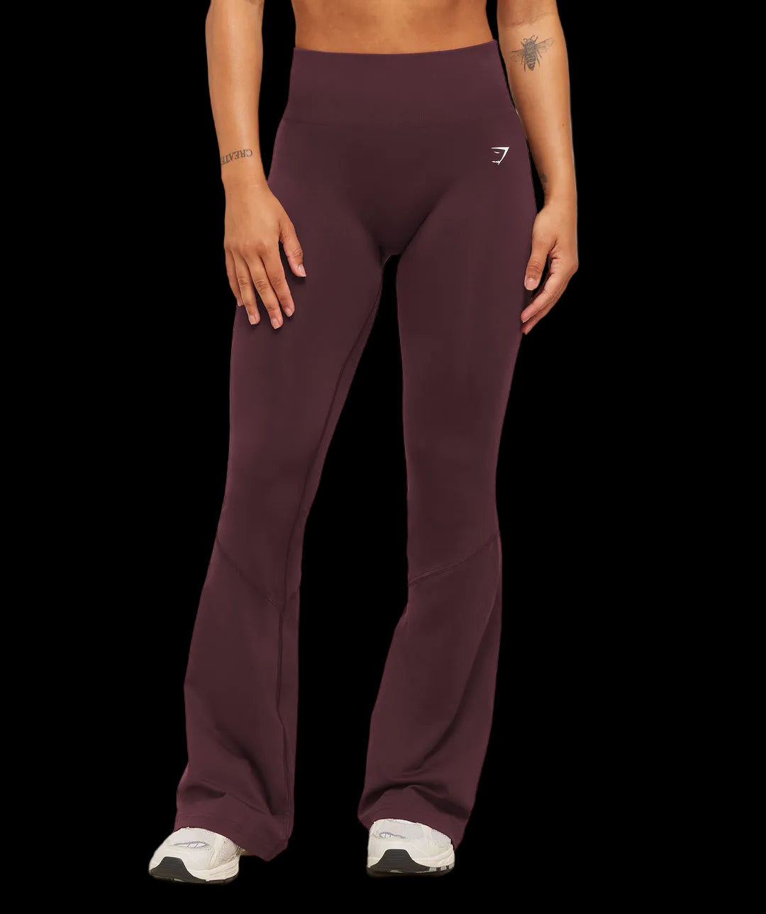 Gymshark Everyday Seamless Flared Leggings - Cherry Purple