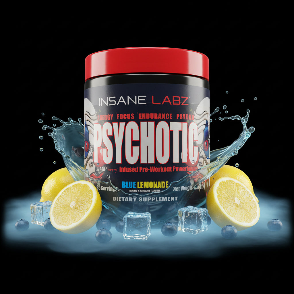 Psychotic Pre Workout Blue Lemonade 35 serv