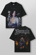 YoungLA Naruto Distressed Tees