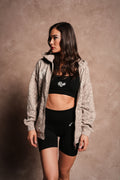 DarcSports Wolves Chopper Anya Premium DoubleZip Hoodie in Clay Leopard