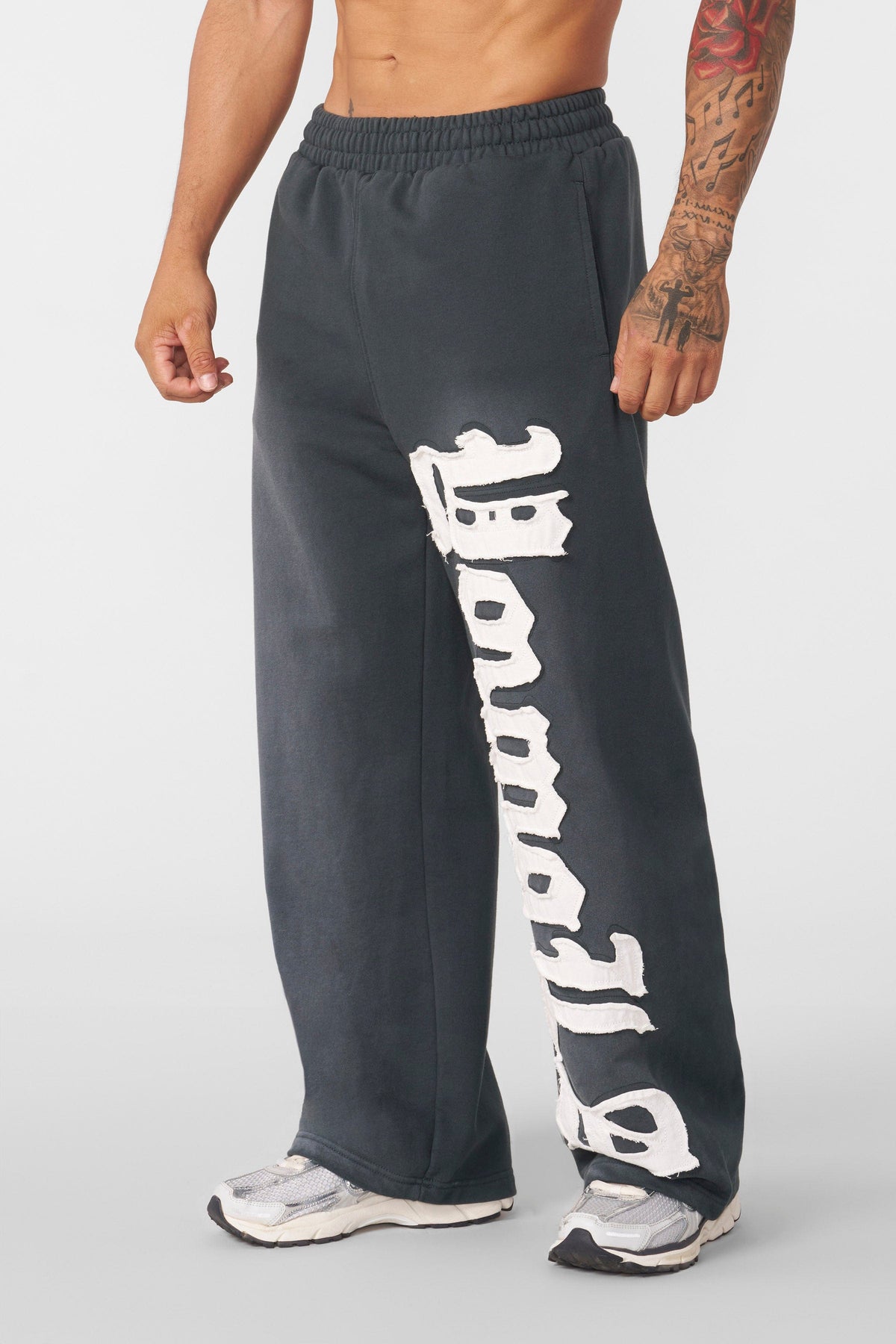 YoungLA Big Patch Sweats Green