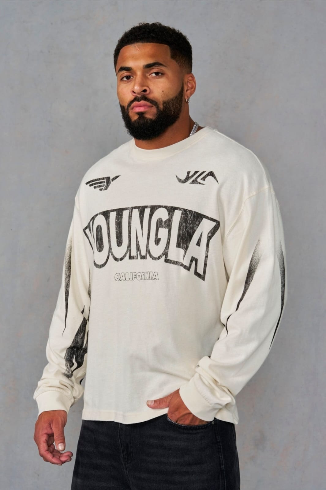 YoungLA Moto Longsleeves Red