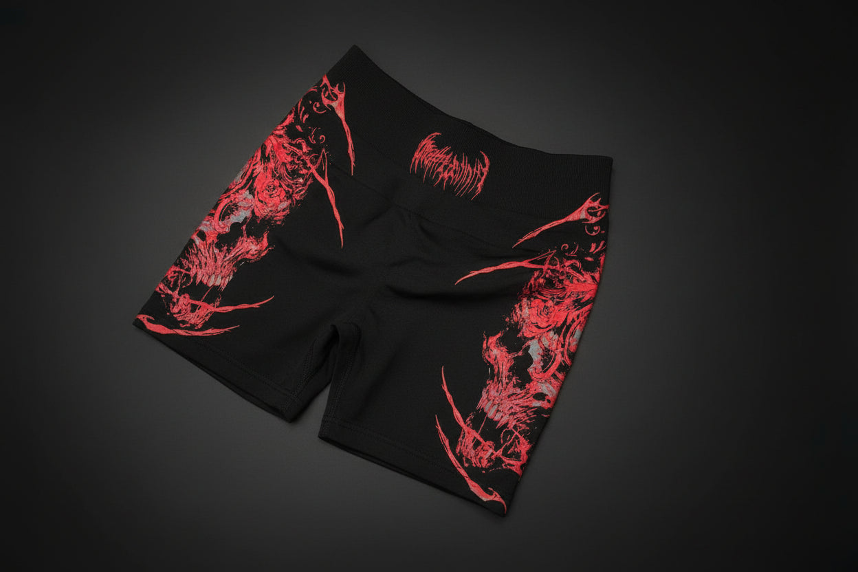 Breathedivinity Void Tech Soul Thorn Seamless Shorts