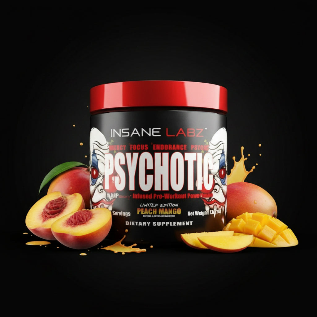 Psychotic Pre Workout Peach Mango 35 serv