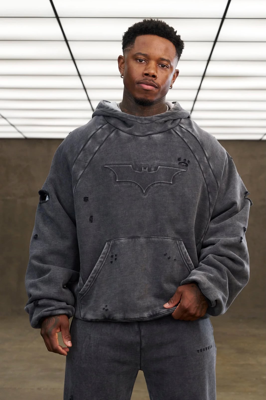YoungLA Batman Street Hoodies