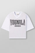 YoungLA Varsity Football Cropped Jersey