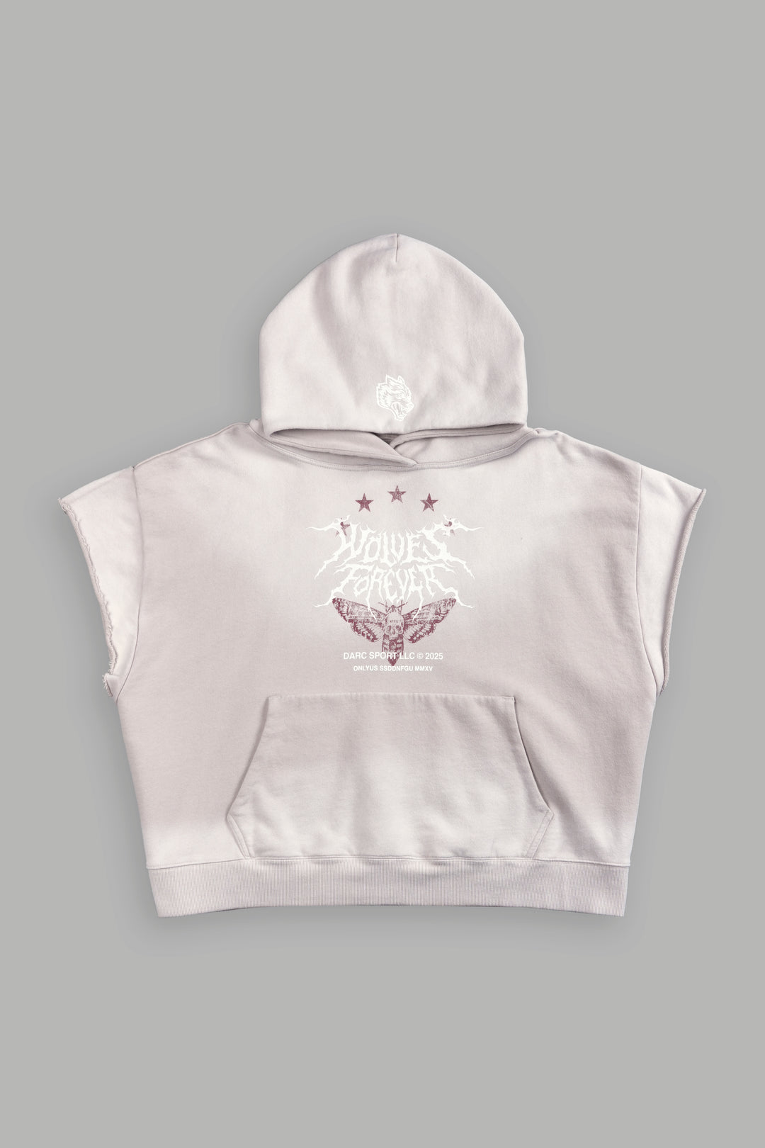 DarcSports Iron Pack Grunge Gage Cap SleeveHoodie in ClayM