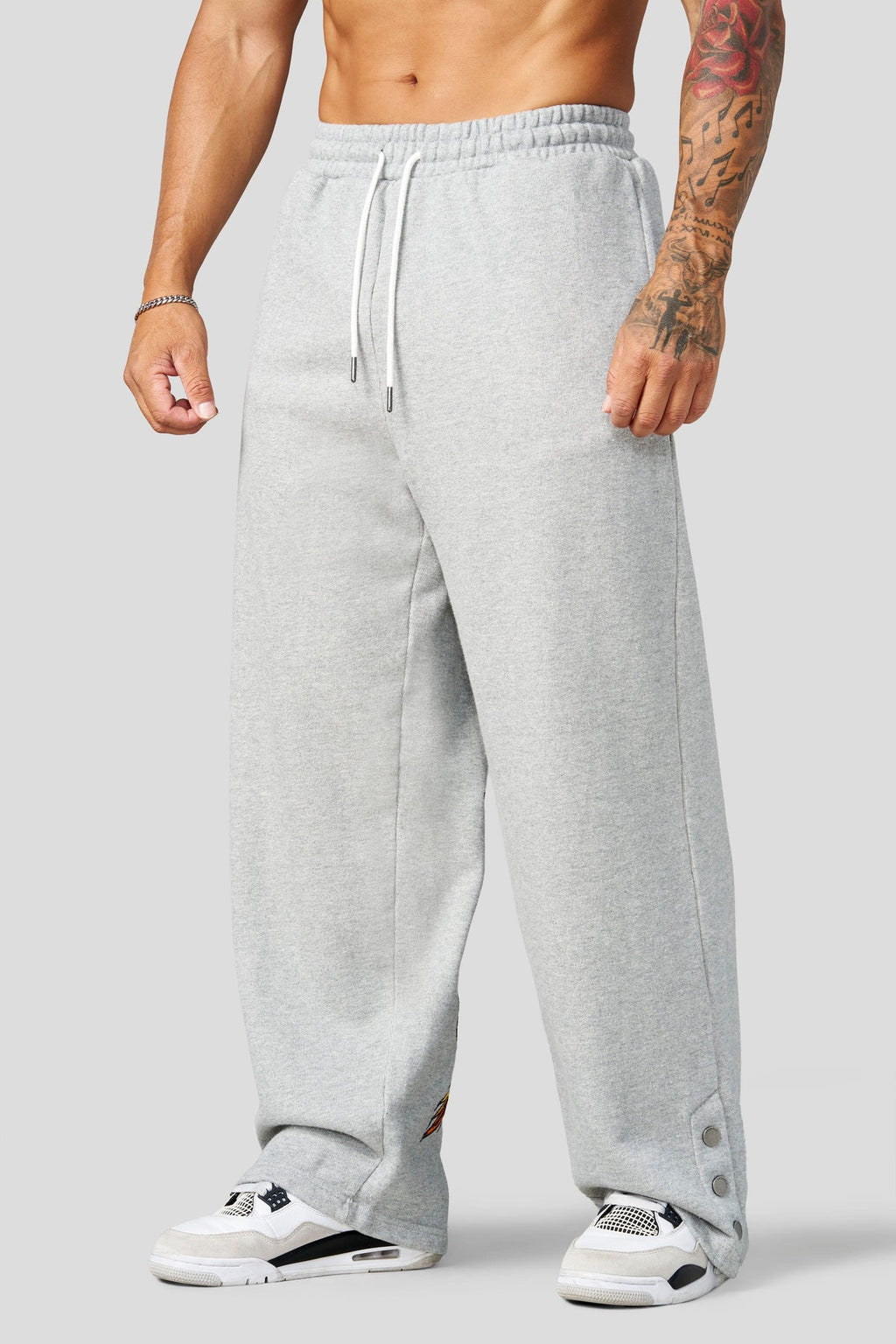 YoungLA Dragon Sweats Grey