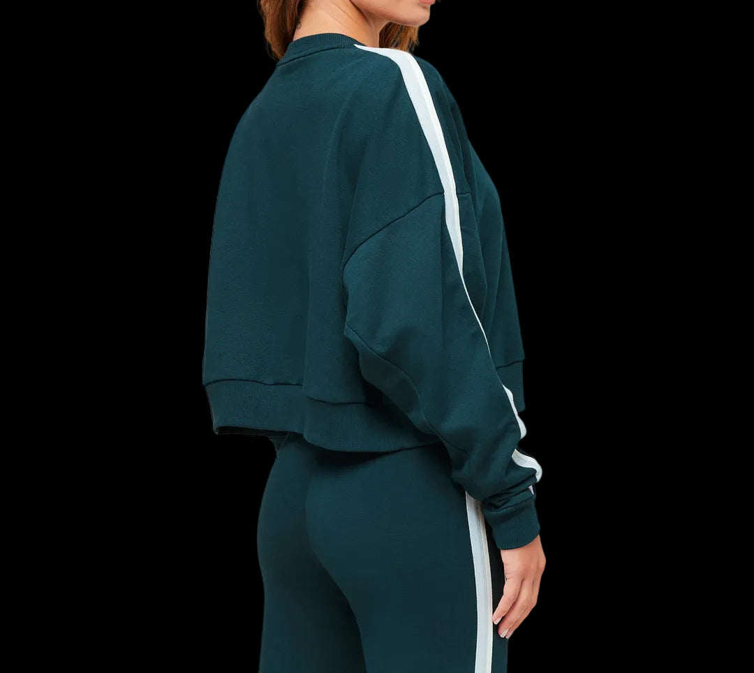 Gymshark Piping Midi Crew Neck Green