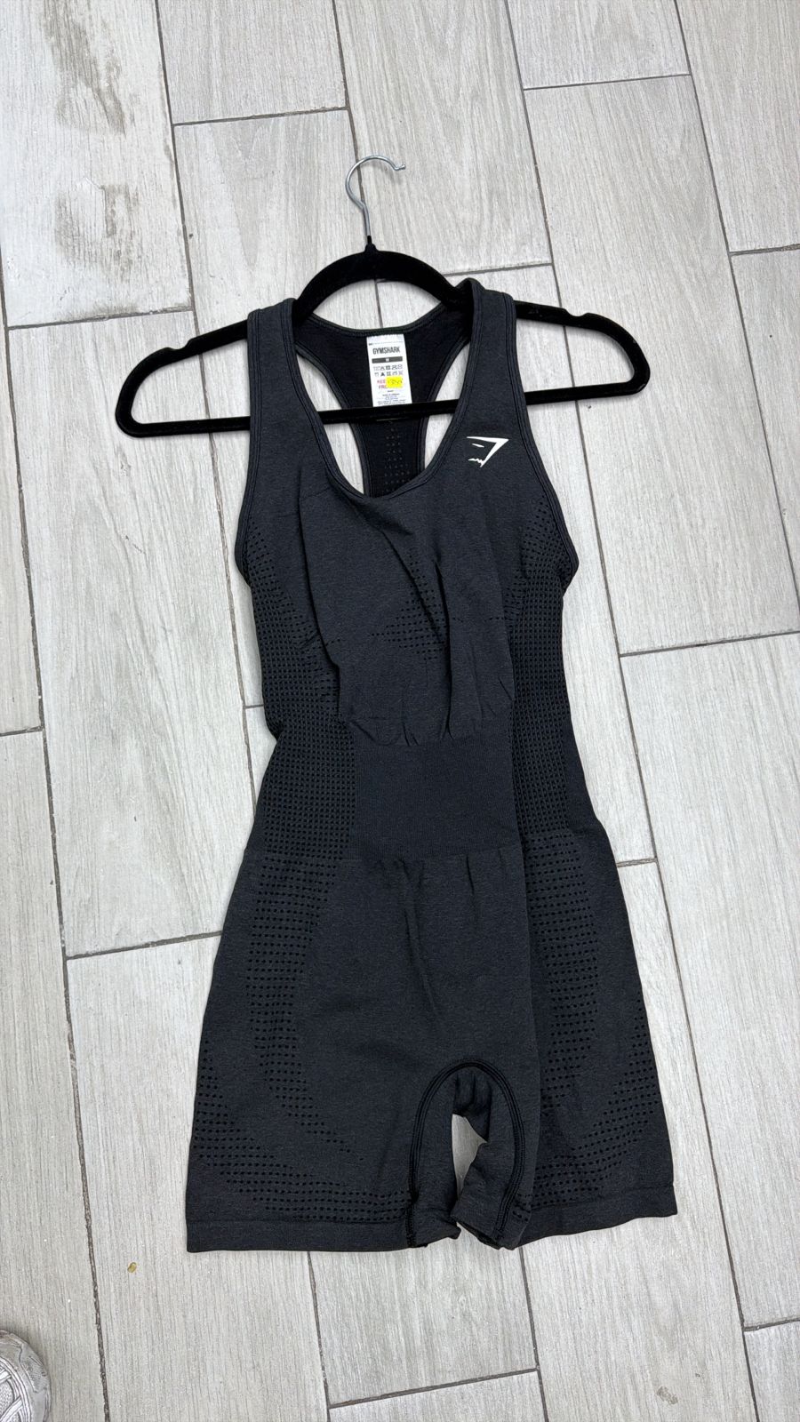 GymShark Body Corto Negro