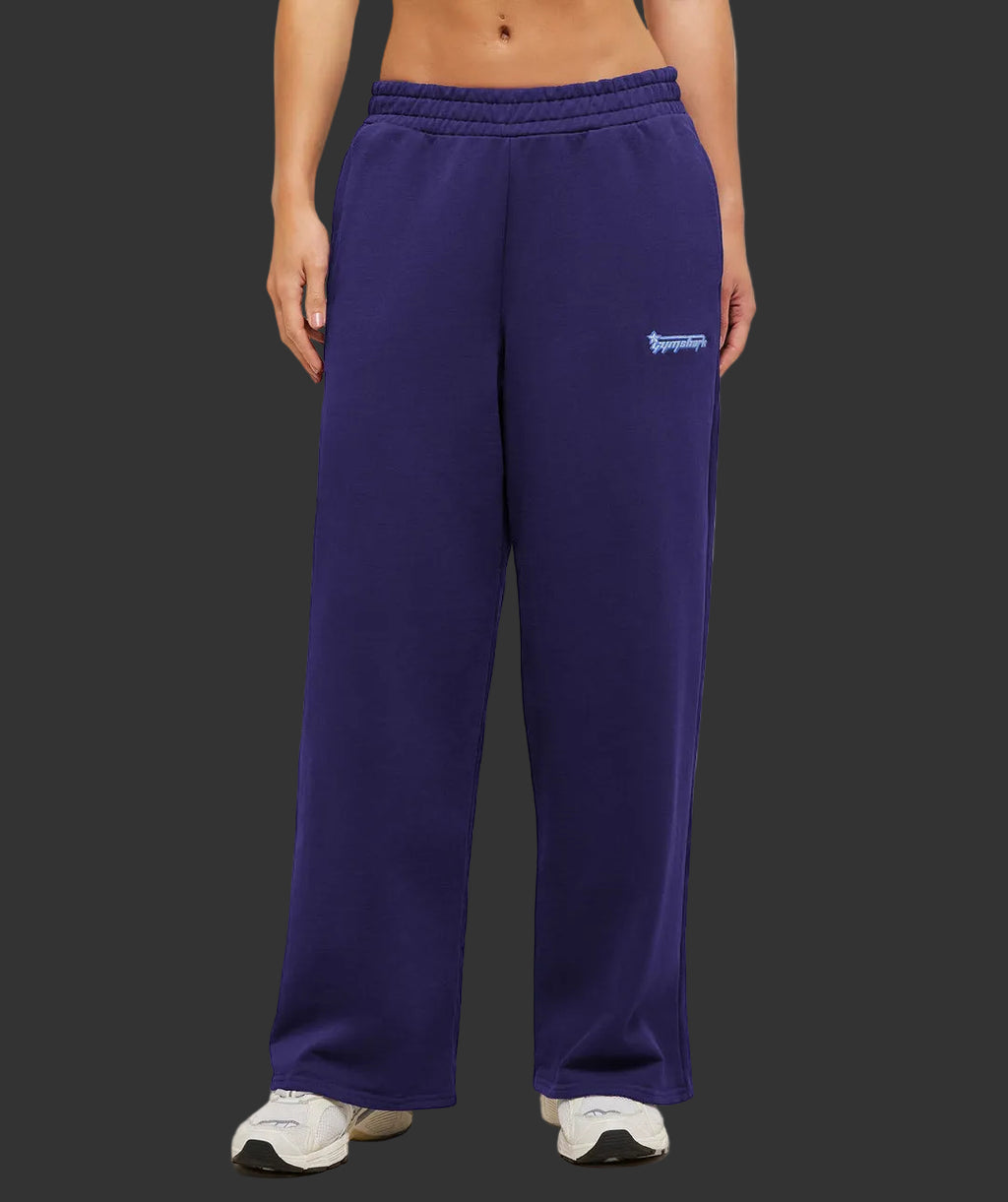 Gymshark Script Embroidery Wide Leg Pants