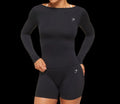 Gymshark Everyday Seamless Wide Neck Long Sleeve Top Black