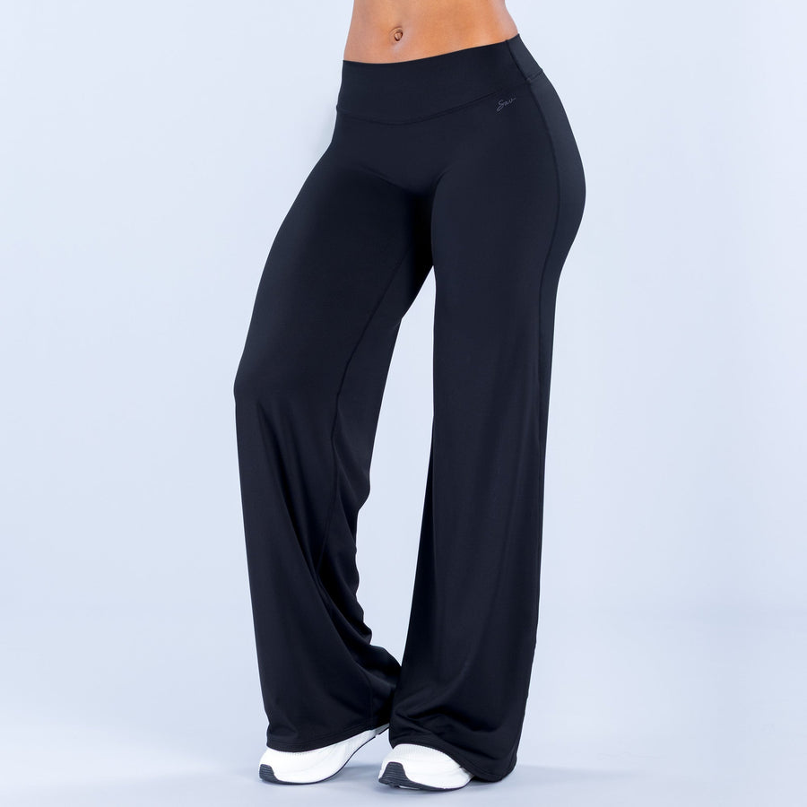 DFYNE Sav Wide Leg Pants Black