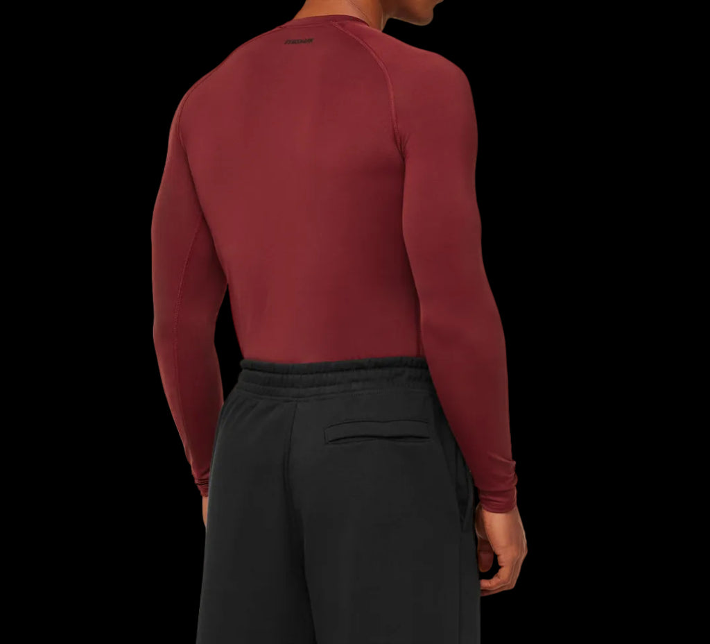 Gymshark Element Baselayer Long Sleeve T-Shirt Sets Red