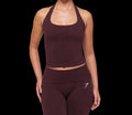 Gymshark CottonMove™ Halterneck Top - Calm Purple Marl