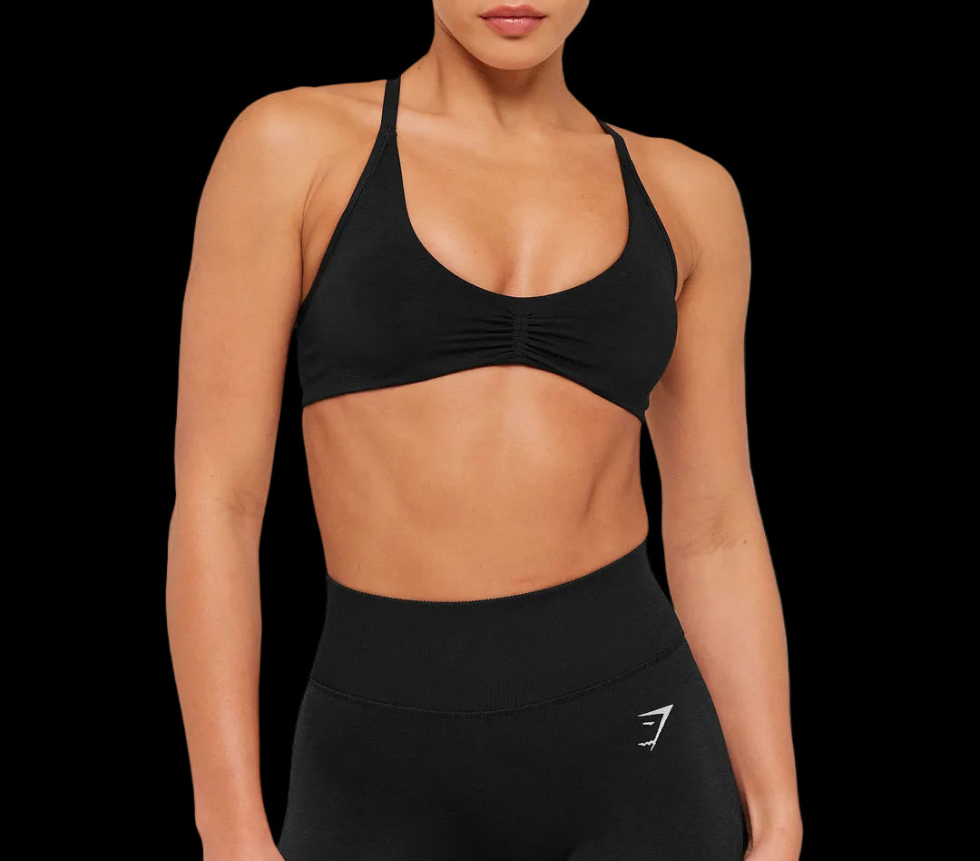 Gymshark Interval Seamless Light Support Sports Black