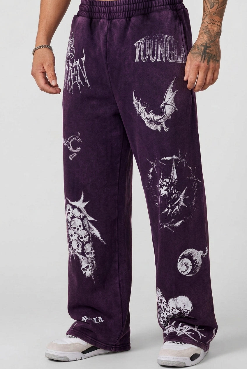 YoungLA Inked Sweats Purple