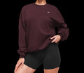 Gymshark Training Oversized Fleece Hoodie - Cherry Purple