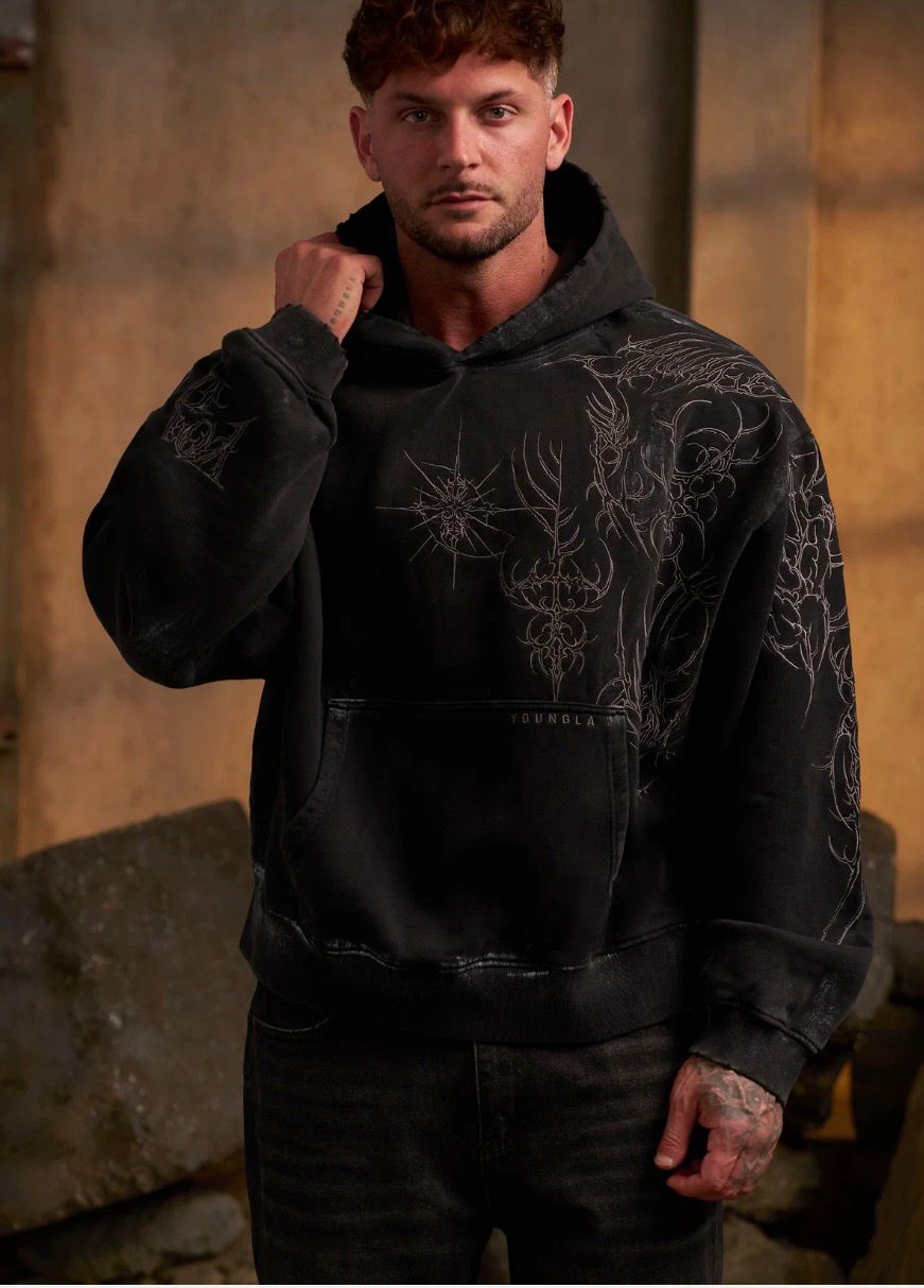 YoungLA Cyberpunk Hoodies Black