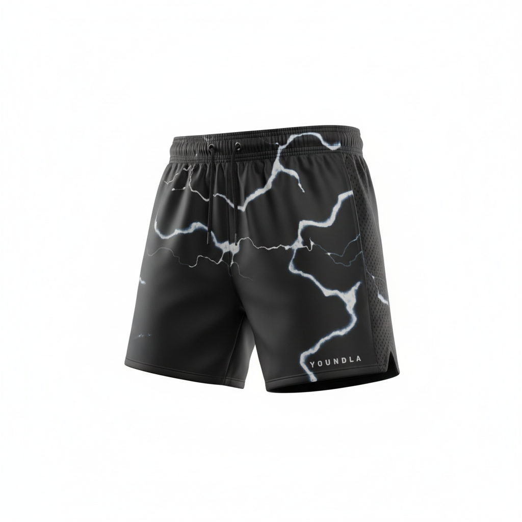 YoungLA lightning Shorts