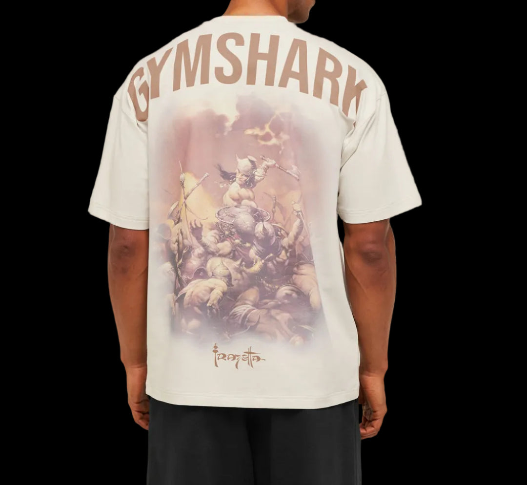 Gymshark x Frazetta Power T-Shirt - White