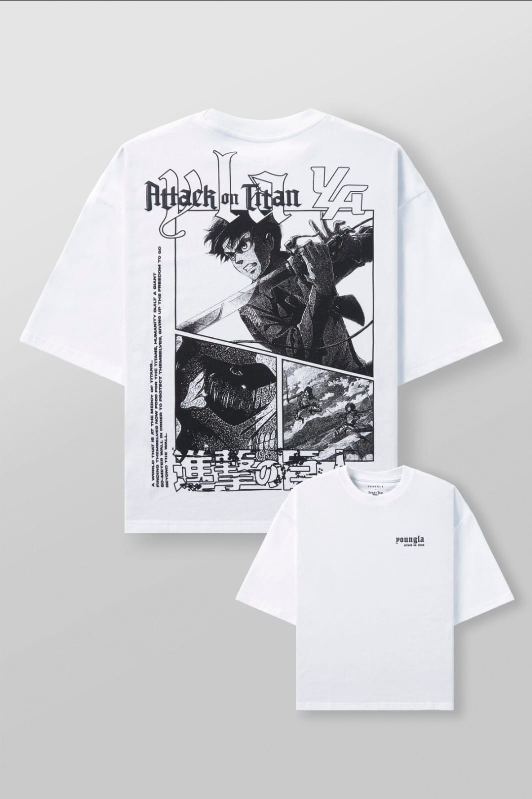 YoungLA AOT© x YLA Cropped Tees