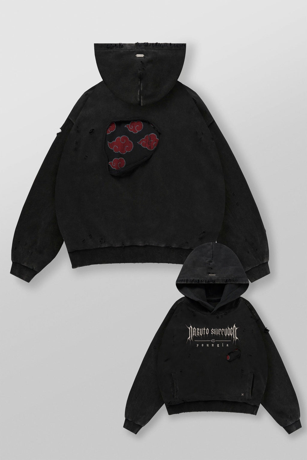 YoungLA Naruto Peek Through Hoodies