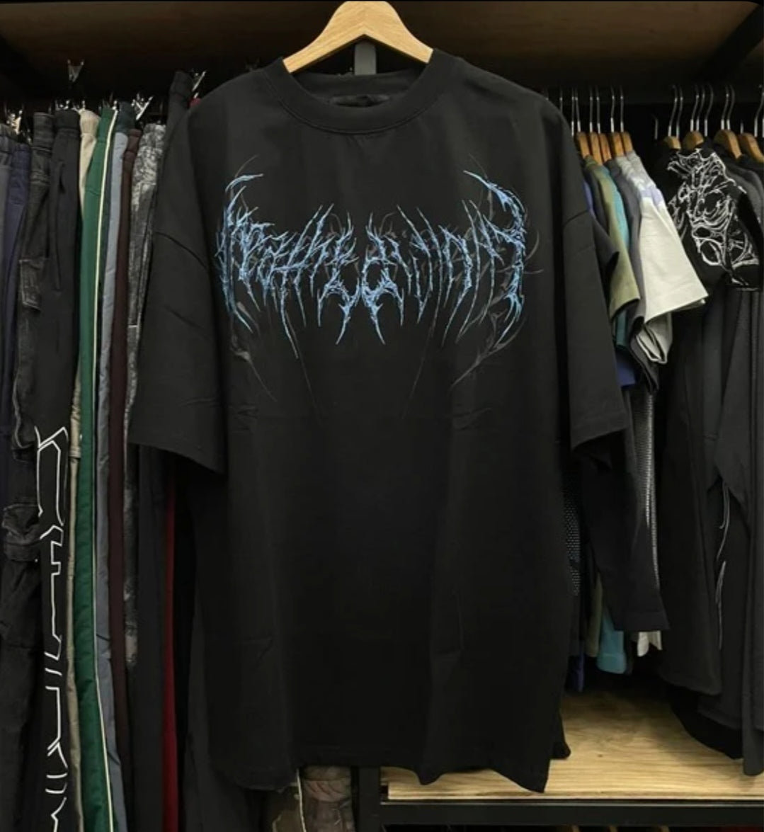 Breathedivinity Over Skull Blue