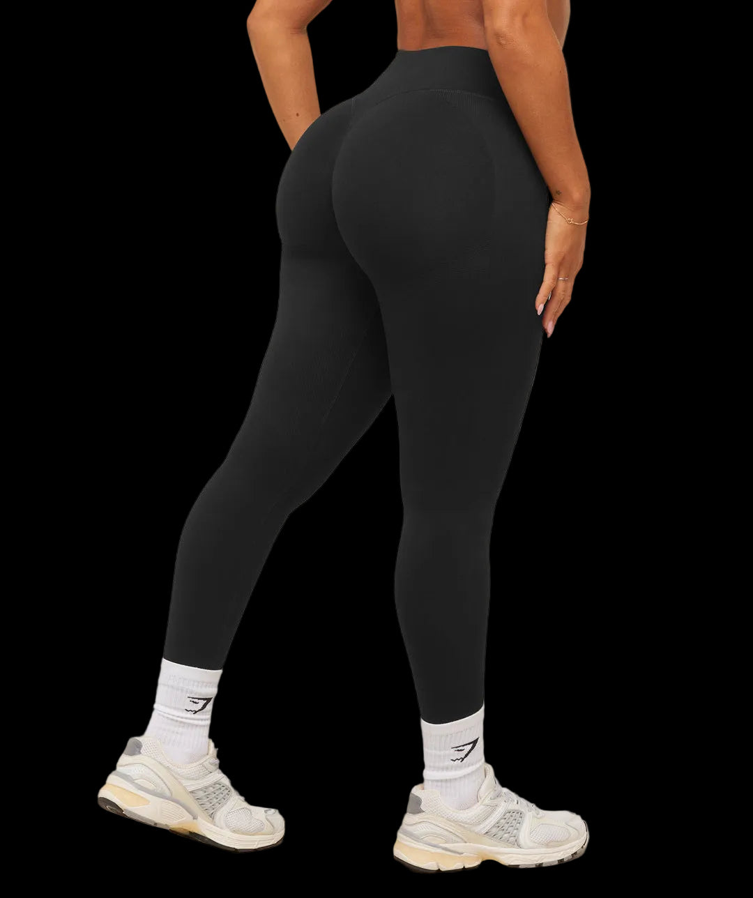Gymshark Lift Seamless 2.0 Mid-Rise Leggings Black