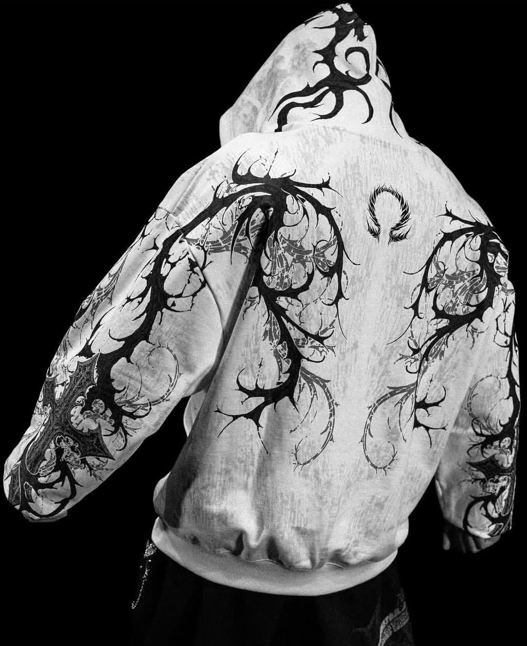 Breathedivinity Oversized Sanctuary Zip Up Hoodie
