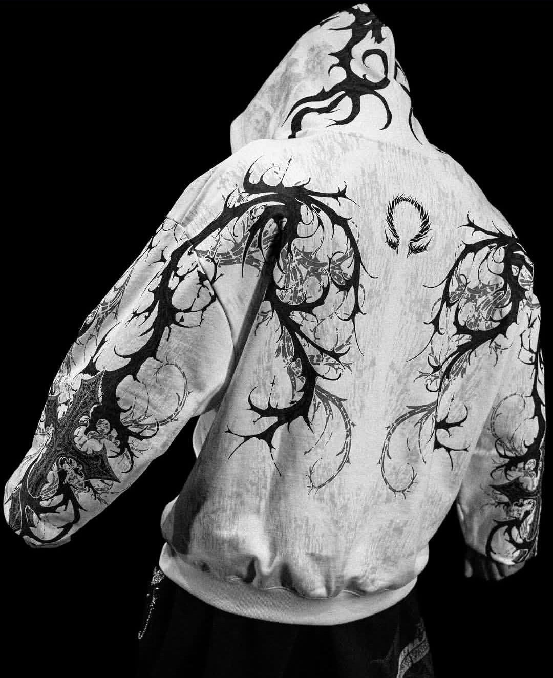 Breathedivinity Oversized Sanctuary Zip Up Hoodie
