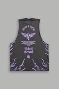 DarcSports Wolves Never Back Down V2 TommyMuscle Tee in Wolf GrayM