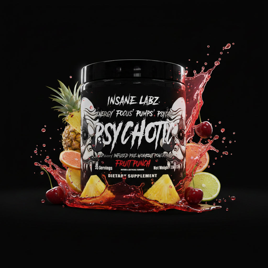 Psychotic Pre Workout Fruit Punch 60 serv