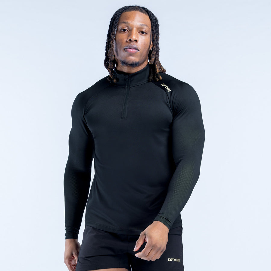 DFYNE Unbound Quarter Zip Black
