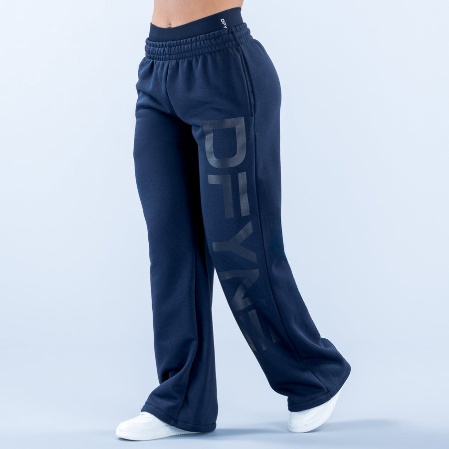DFYNE Signature Wide Leg Jogger Ink