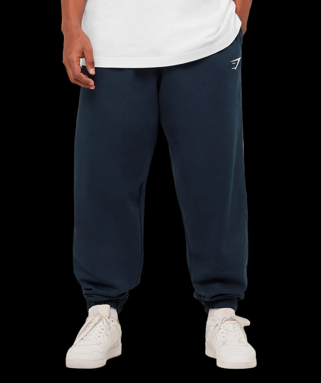 Gymshark Crest Oversized Joggers - GS Navy