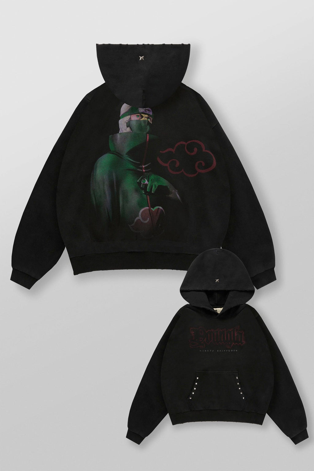 YoungLA Naruto Stud Artwork Hoodies